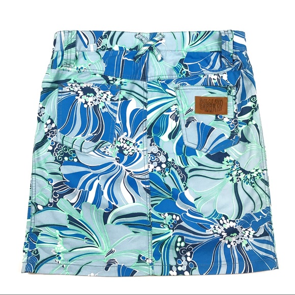 Dolce & Gabbana Psychedelic Floral Print Skirt - Picture 2 of 9